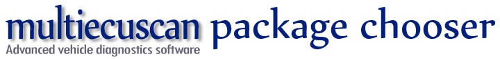 MultiECUScan Package Chooser